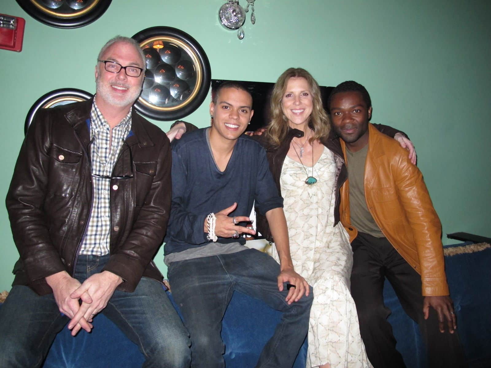 Dr. Gilreath, Evan Ross, Channie Gilreath and David Oyelowo at the film's premiere at the SXSW Film Festival in April 2011.