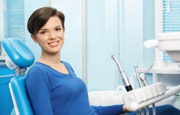 Woman in Dentist Chair Marietta GA